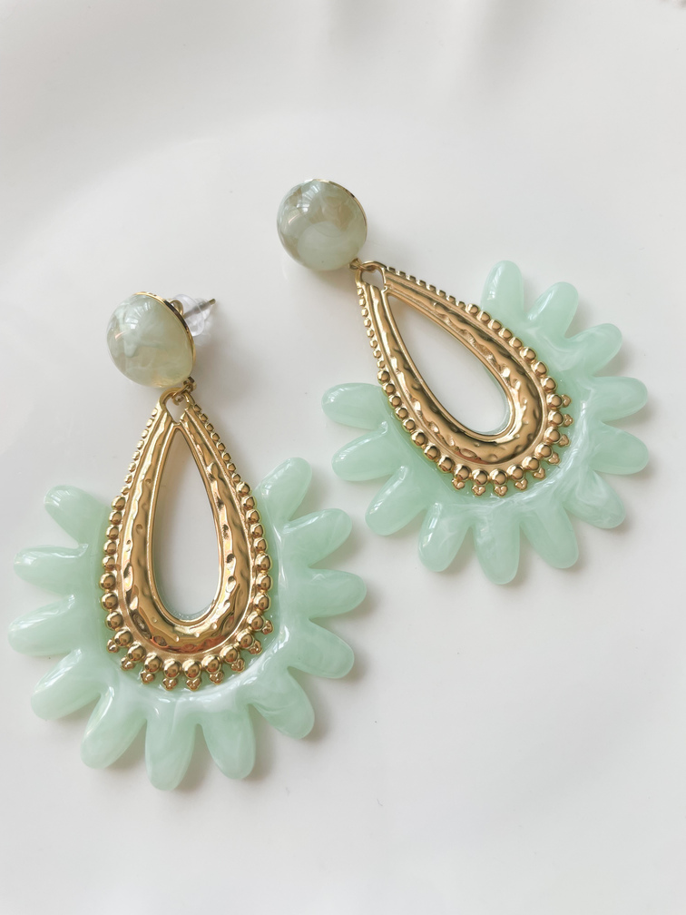 boucles Apache vert doré