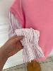 Pull chemise Season rose M/L 40/42