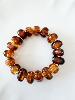 Bracelet Paula perles ambre doré