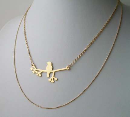 collier oiseau de Shlomit Ofir