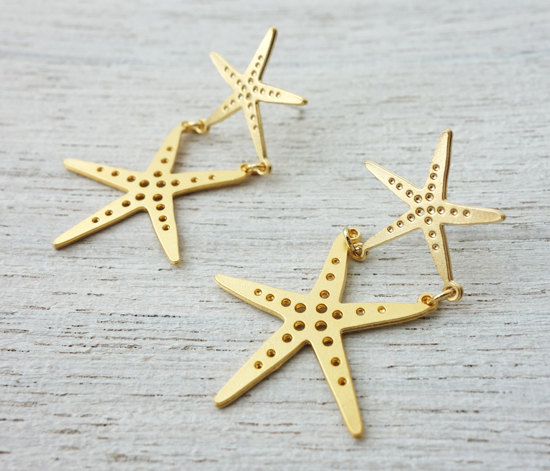 Boucles Starfish doré de Shlomit