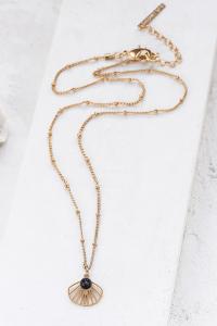 collier Belize noir doré de Shlomit Ofir