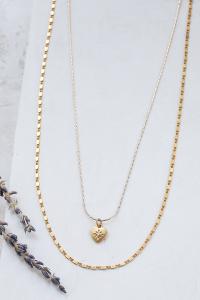 collier Amour 2 rangs doré de Shlomit Ofir