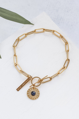 bracelet Atlantic noir doré de Shlomit Ofir