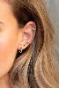 boucles Tyler noir doré de Shlomit Ofir