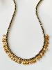 Collier Amazone gris doré