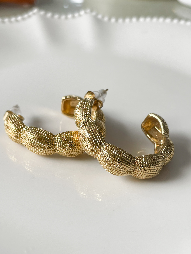 boucles Bianca doré