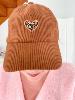 Casquette coeur graou camel
