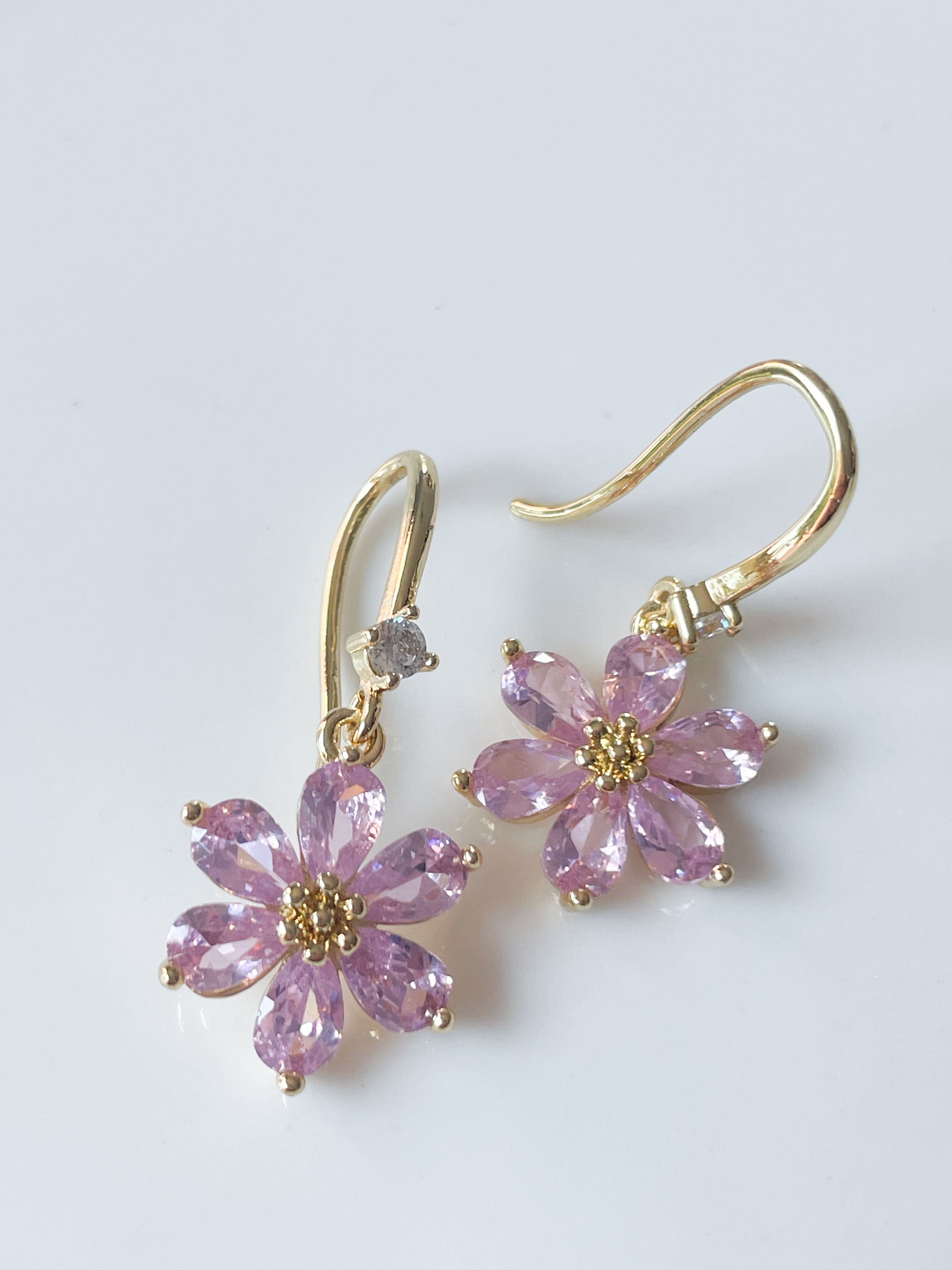 Boucles Jardin rose doré