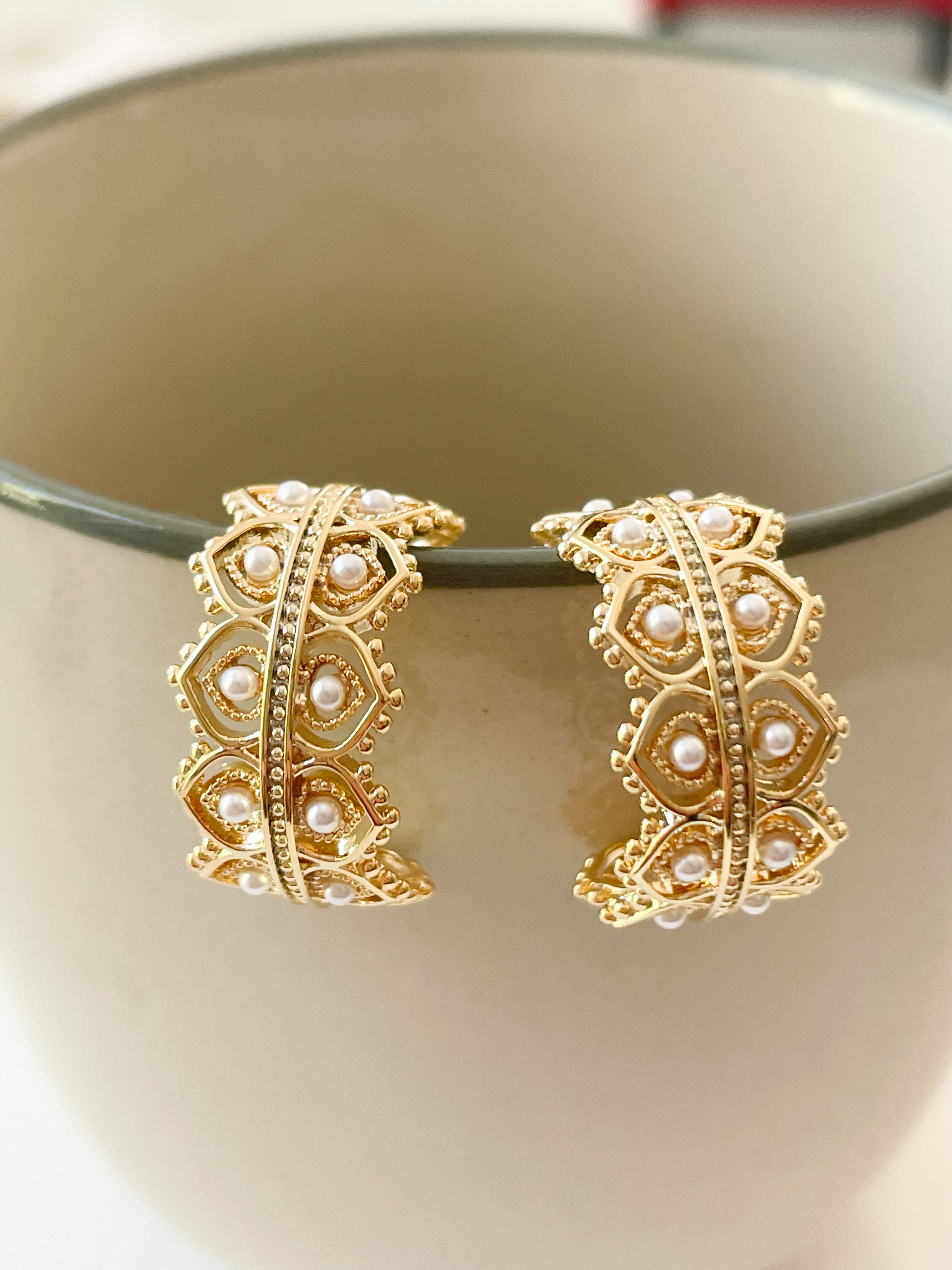 Boucles créoles Kim doré