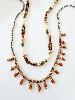 Collier pierres Biba doré