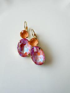 Boucles Petra corail doré