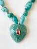 Collier Nicole turquoise doré
