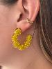 boucles Clémence blanc doré