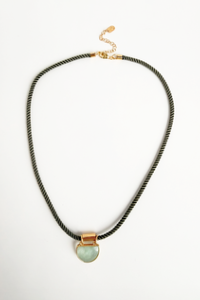 Collier Cruise Amazonite doré de Shlomit