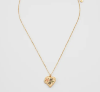 collier médaillon coeur oiseau de Fable