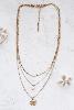 Collier Belize triple doré de Shlomit