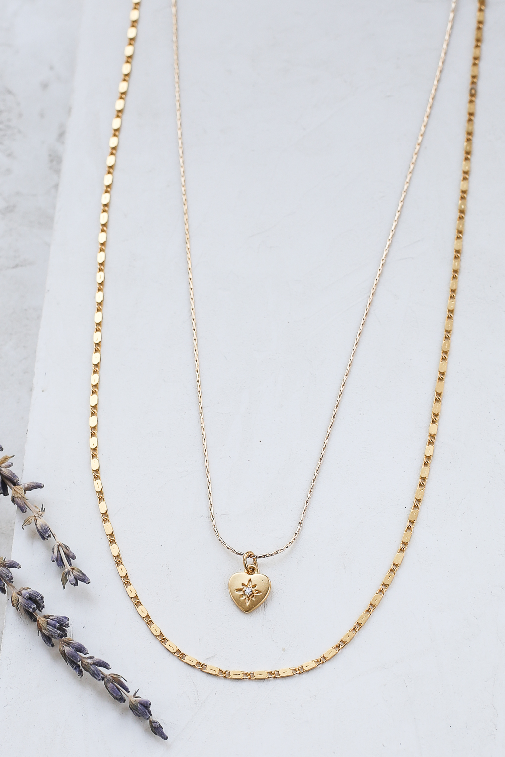 collier Amour 2 rangs doré de Shlomit Ofir