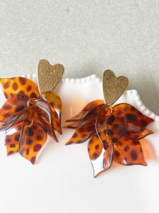 Boucles Gloria marron doré