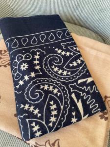 foulard bandana marine tout doux