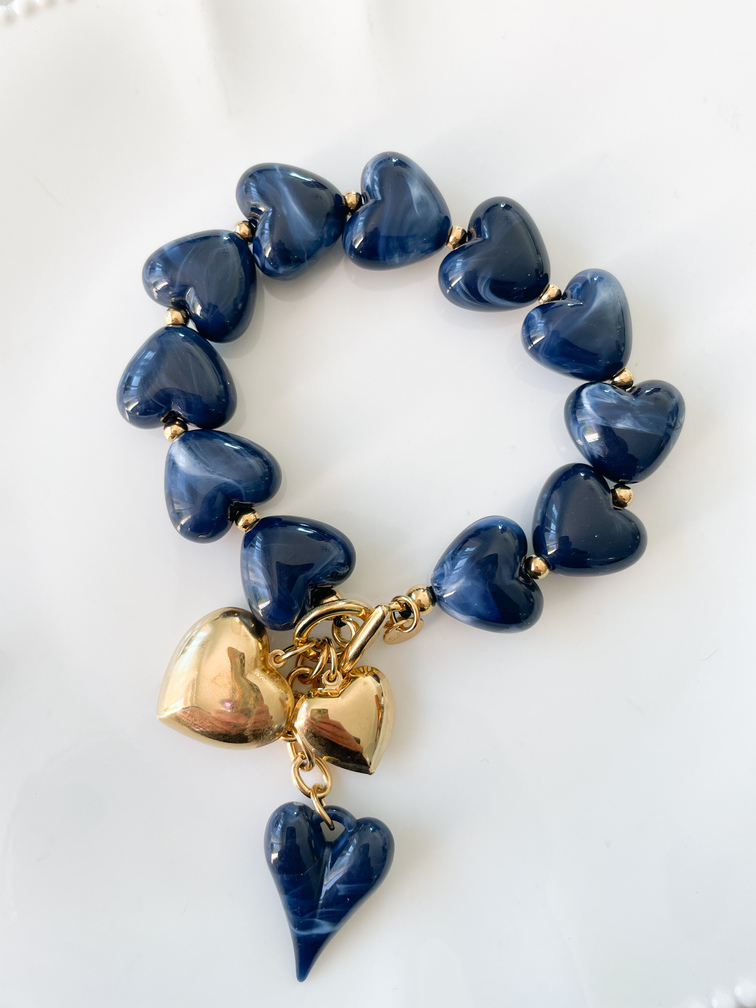 bracelet Sweet bleu doré
