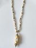 Collier pierres Lexie doré