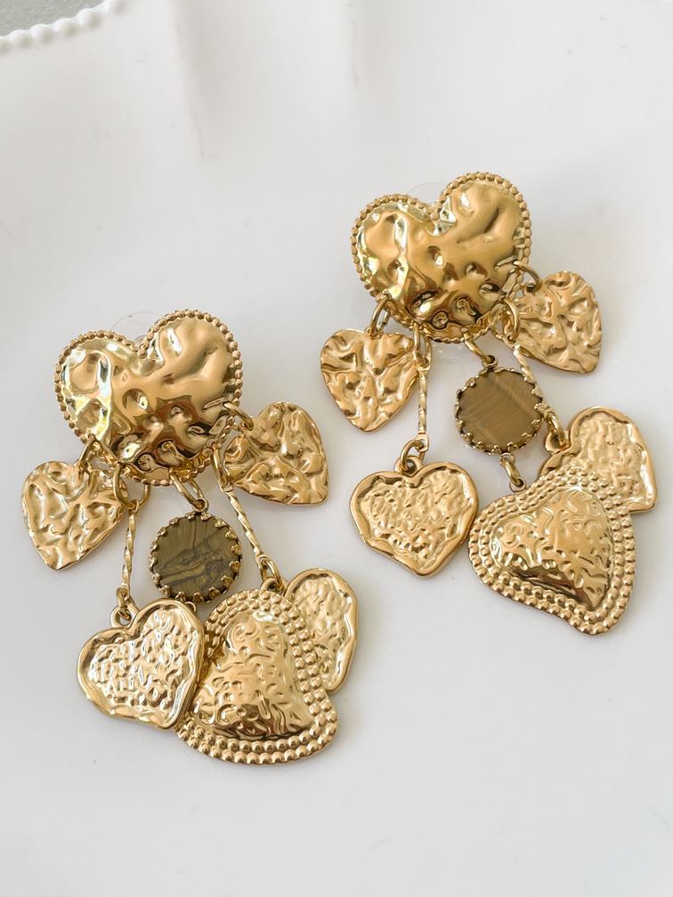 boucles Bianca doré