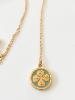 Collier Trèfle vert doré