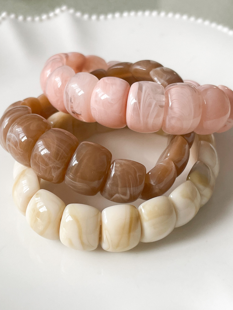 Bracelet Abby rose doré