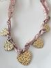 Collier liberty rose doré