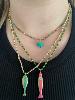 collier Lisboa rose doré