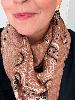 foulard bandana grand modèle beige