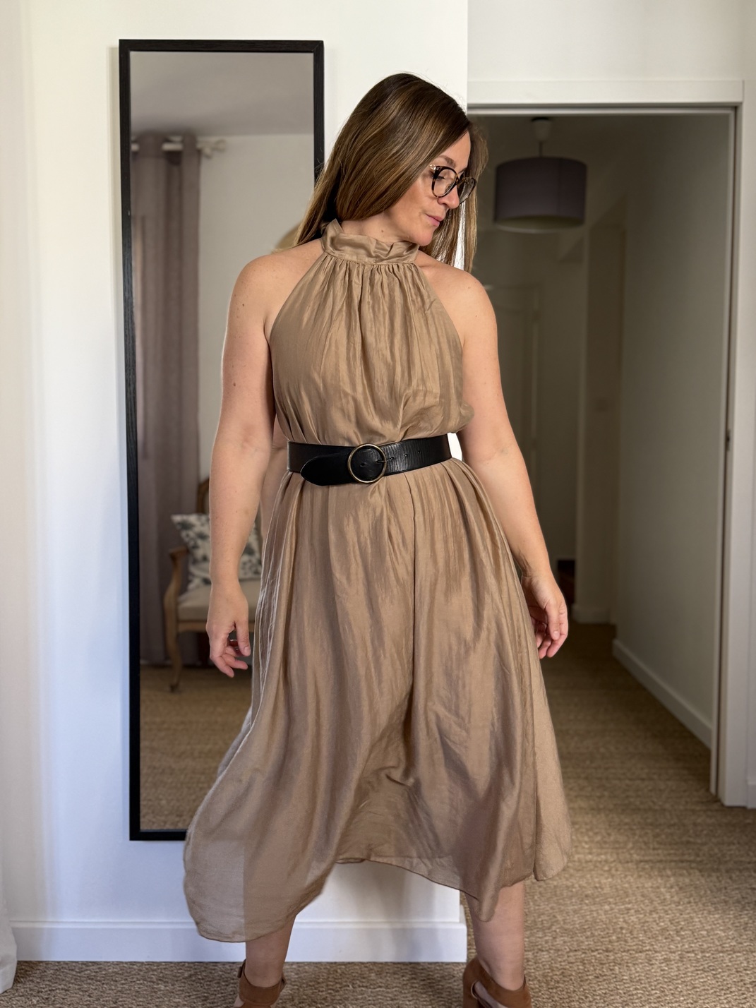 robe Audrey beige 36/44
