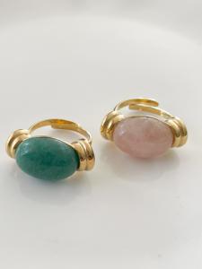 bague Alba turquoise doré