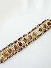 Bracelet pierres Simona beige doré