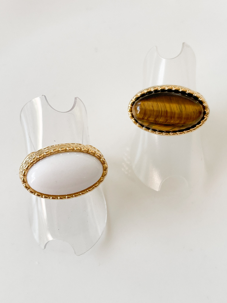 Bague pierre marron de la capsule Cricri