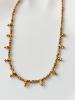 Collier India corail doré