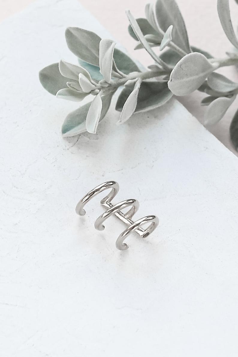 boucles Gina argenté de Shlomit Ofir