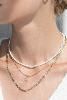 collier Crystal double blanc doré de Shlomit Ofir