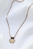 collier Gatsby noir doré de Shlomit Ofir