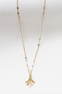 collier Didi vert doré de Shlomit Ofir