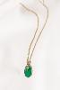 collier Mystic long vert doré de Shlomit Ofir