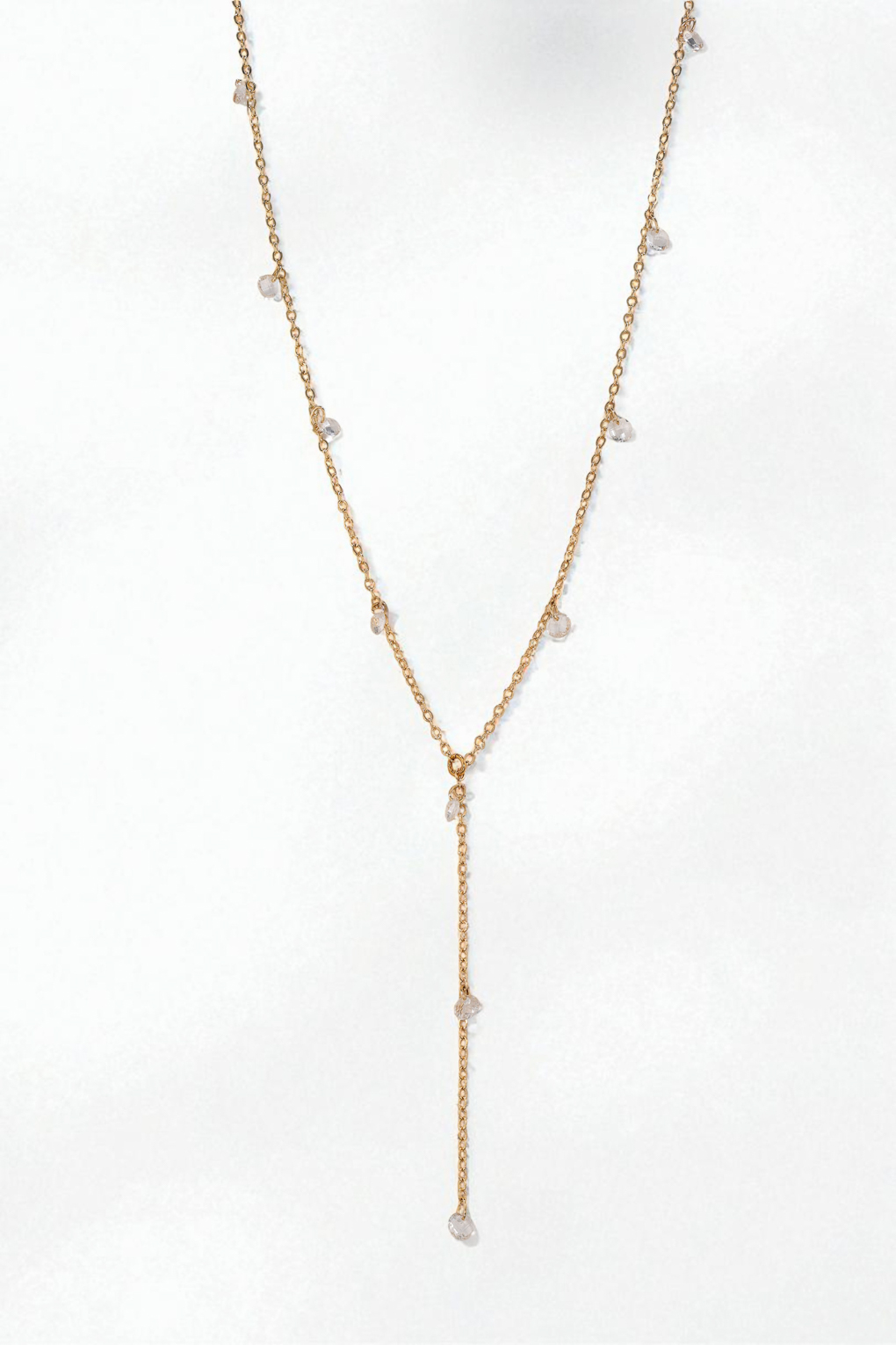 Collier Chris blanc doré de Shlomit