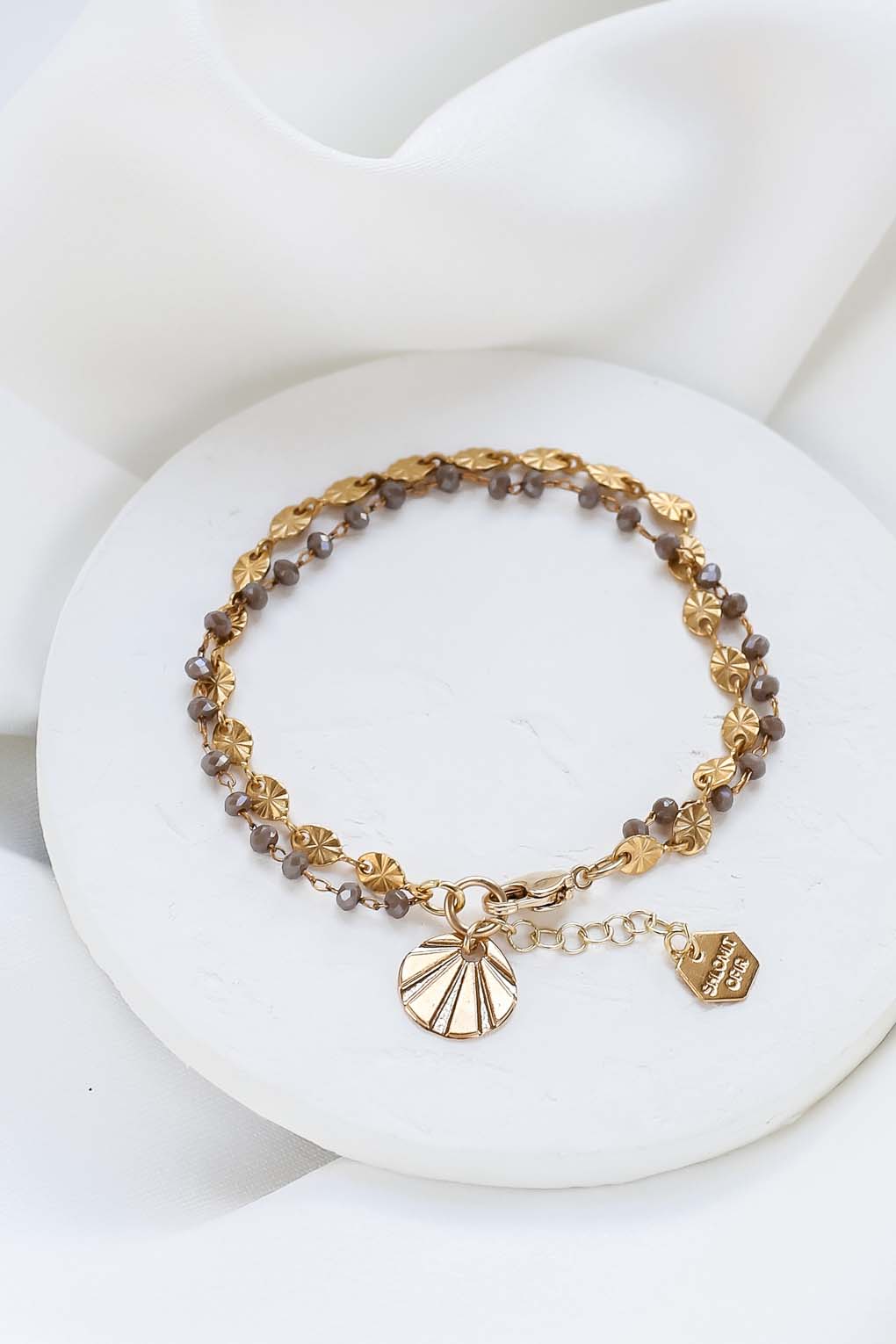 bracelet Alma gris doré de Shlomit Ofir