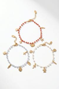 Bracelet Island blanc doré de Shlomit
