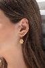 boucles Frédérique argenté de Shlomit Ofir