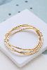 bracelet Sketch trio doré de Shlomit Ofir