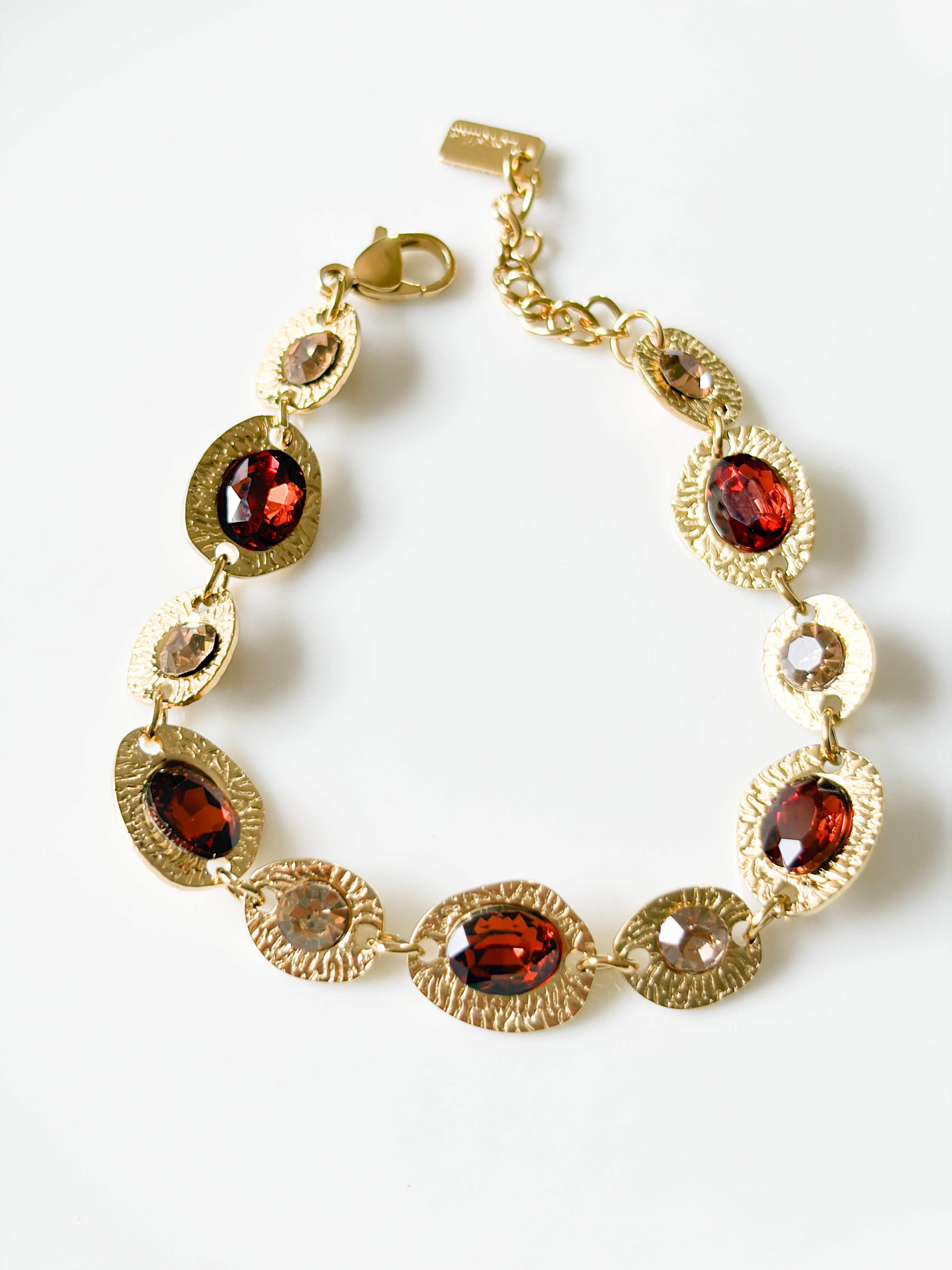 Bracelet Gaia marron doré