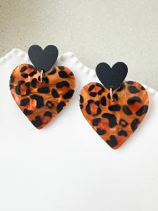 Boucles coeur graou marron du live
