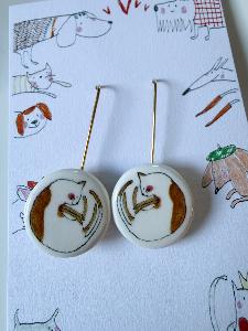 Boucles chat porcelaine du live